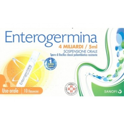 Enterogermina Os 10 Flaconi 4mld/5ml
