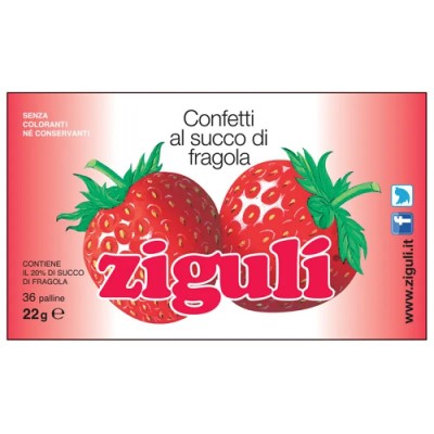 ZIGULI FRAGOLA 36 PALLINE 22G