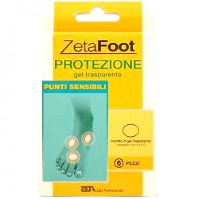 ZETAFOOTING GEL TRASP PUNTI SENSIBILI 6 PEZZI